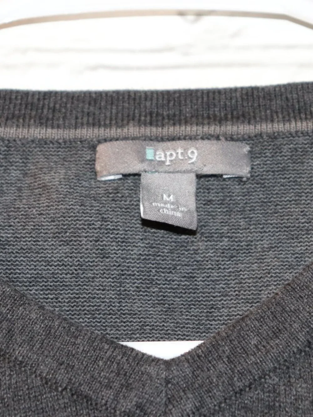 🖤Apt. 9 Textured Knit Sweater · Men’s Medium · Gray